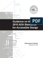 2010 ADA Guidance Standards-2010