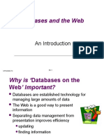 Web Enabled Databases (Web-DB)