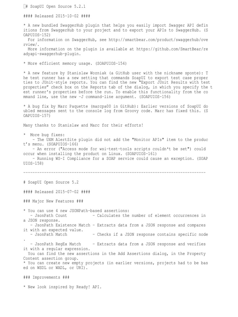 Release Notes | PDF | Representational State Transfer | Hypertext ...