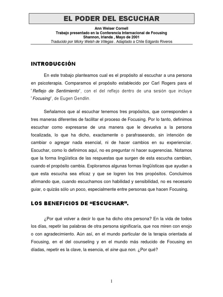 EL PODER DE ESCUCHAR visual data 6