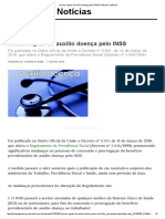 Novas Regras Do Auxílio Doença Pelo INSS _ Notícias JusBrasil