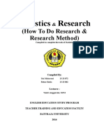 Statistics Research: (How To Do Research & Research Method)