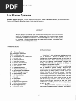 List Control System - Anti-Heeling