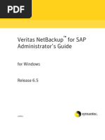 Veritas Netbackup For SAP Administrator Guide