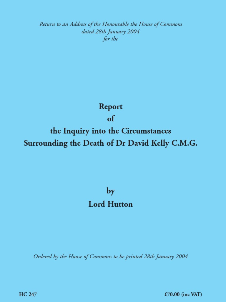 The Hutton Report | PDF | Business