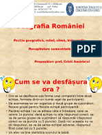 Recapitulare Geografia Romaniei