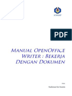 Manual OpenOffice Writer - Bekerja Dengan Dokumen