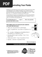 Fluid Restriction Guidelines for Patients | PDF