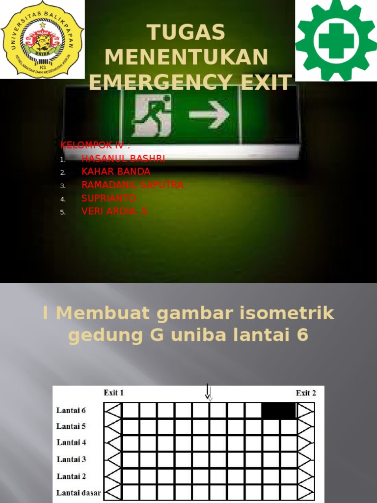 Rencana Jalur Emergency Exit Gedung | PDF | Metode & Bahan Ajar | Komputer