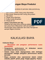 KALKULASI BIAYA PRODUKSI