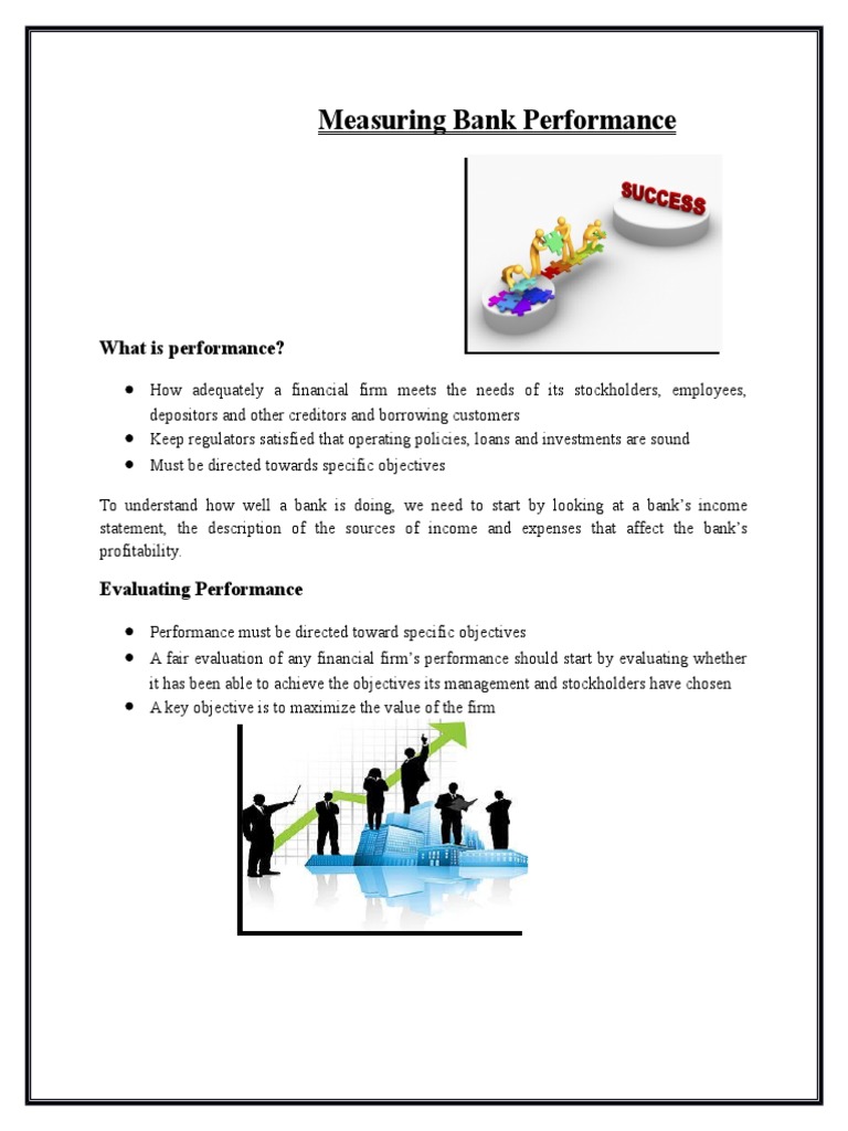 Measuring Bank Performance | PDF | Expense | Banks