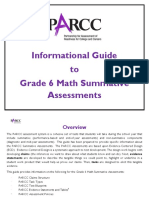 Informational Guide to Grade 6 Math Summative Assessments 1-7-15 (1)