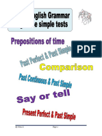 6 Simple Grammar Tests (7 Pages)