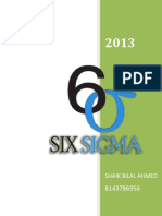 Bilal Ahmed Shaik Six Sigma