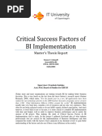 11.critical Success Factors of BI Implementation