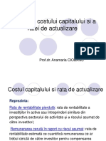 Estimarea Costului Capitalului