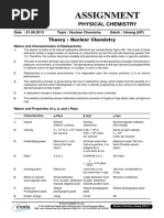 Assignment Nuclear Chemistry JH Sir-3530