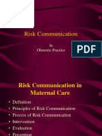 Risk Communication in Maternal Care