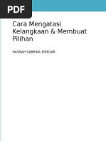 Download Cara Mengatasi Kelangkaan by hasnah sabrina siregar SN306815979 doc pdf