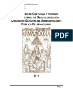 Culturas del Estado Plurinacional