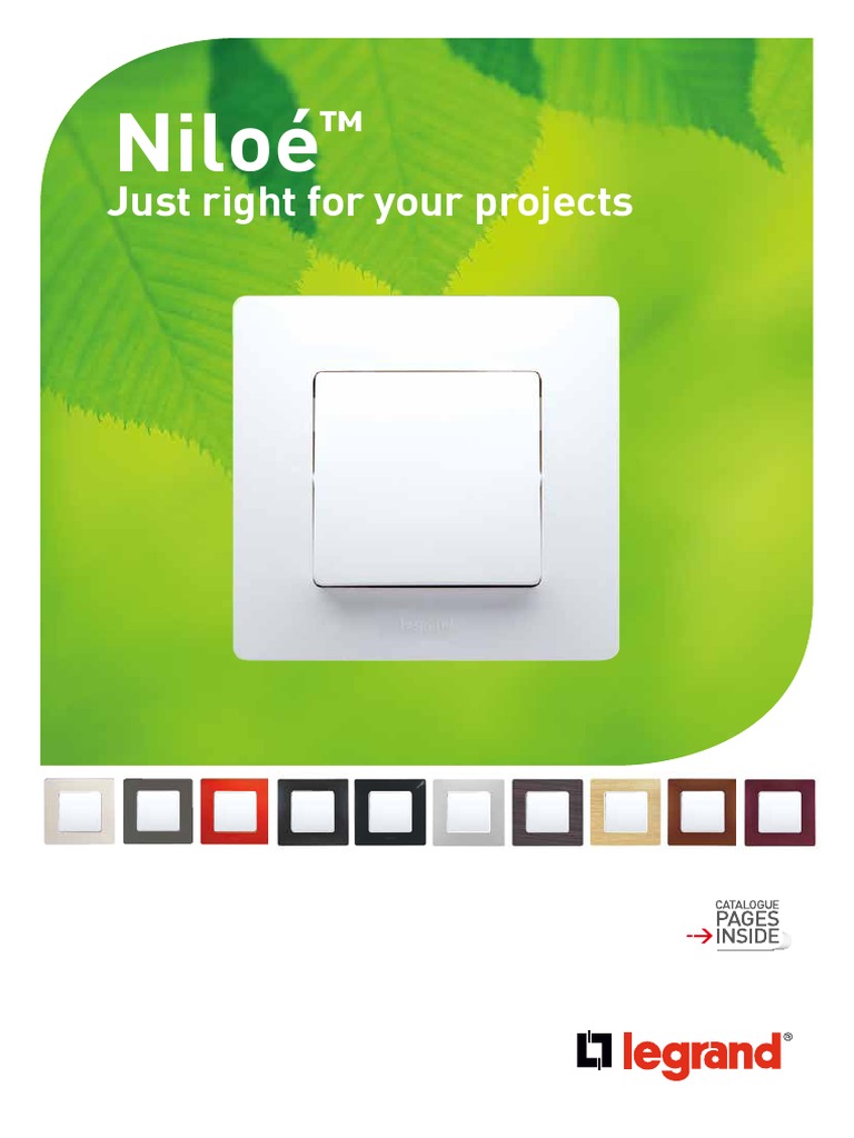 Legrand - Niloe - Catalogue | PDF | Electrical Connector | Switch