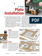 Instalacion mesa routher