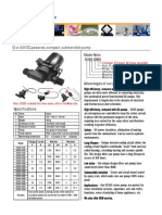 DC50C 12/24V compact submersible pump specifications