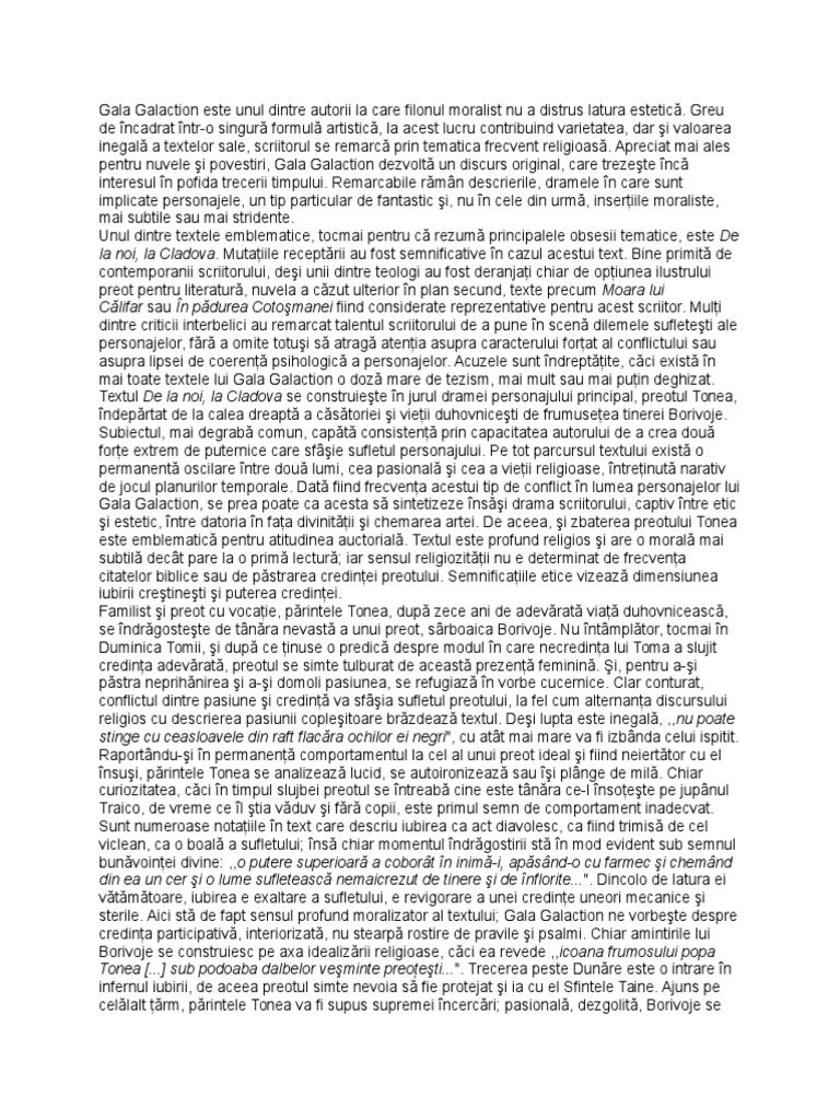De La Noi La Cladova De La Noi La Cladova | PDF