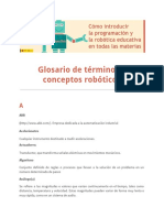 Glosario Términos Conceptos Robóticos