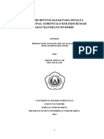 Jurnal Analisis Senjata Tradisional Gorontalo Koleksi Rumah Adat Banthayo Po Boide