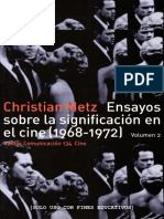 251363086 Metz Christian Ensayos Sobre La Significacion en El Cine 2