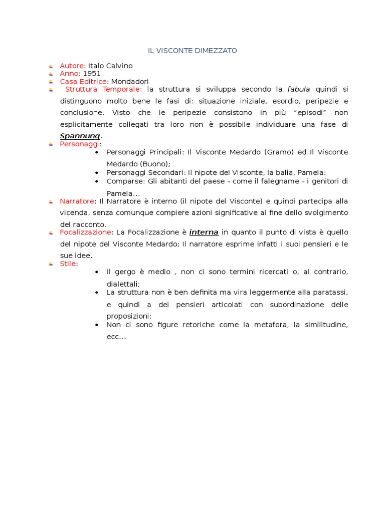 Il Visconte Dimezzato Italo Calvino Pdf