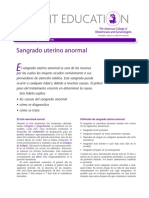 Sangrado Uterino Anormal