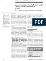 Investigation of a Unilateral Pleural Effusion in Adults 2