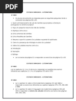 Estudo Dirigido Literatura 1