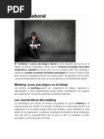 Mobbing o Acoso Laboral
