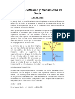 Leyes de Reflexion y Transmicion de Onda