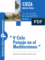 VII Ciclo Paisaje en el Mediterráneo 2010