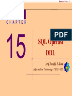 Week-15 - DB1 (SQL-DDL)
