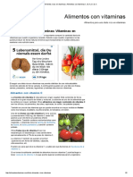 Alimentos Ricos en Vitaminas _ Alimentos Con Vitaminas C, B, A, D, E, K