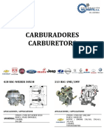 Catalogo de Carburadores