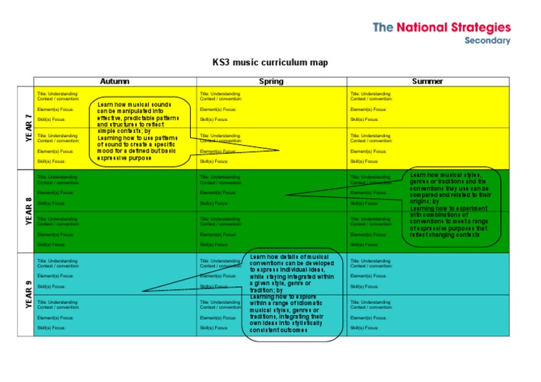 r5c Curriculum Map Shaded | PDF