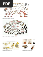 INSTRUMENTOS SINFONICOS