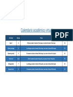 Calendario PROY SB 2015-2