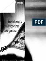 Breve Historia Contemporanea de La Argentina 1916-1999