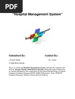 Project of The Month Hospital Management System