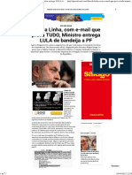 Fim Da Linha, Com E-mail Que Prova TUDO, Ministro Entrega LULA de Bandeija a PF _ Pensa Brasil