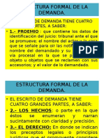 Estructura Formal de La Demanda