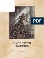 Skaven Characters WFRP