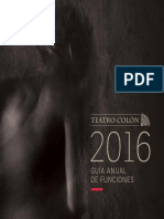 Teatro Colón - Guía Anual de Funciones 2016